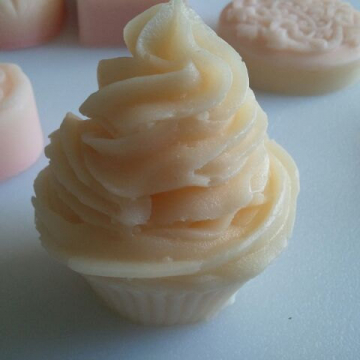1 Cupcake Soap shea butter and goat's milk soap (large 5.5 oz) you select scent and color ultra rich