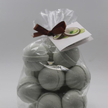 14 bath bombs in Coconut Lime fragrance, gift bag bath fizzies, great for dry skin, shea, cocoa, 7 ultra rich oils
