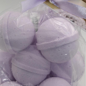 14 bath bombs in Lavender Vanilla fragrance gift bag bath fizzies, ultra moisturizing for a luxurious bath